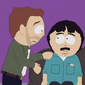 Stephen confronting Randy about the drones in 'The Magic Bush'.