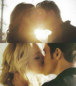 Stefan & Caroline Kiss On 'The Vampire Diaries,' So Where Does