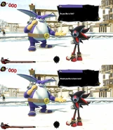 Big le pregunta Shadow si quiere que le enseñe a pescar.