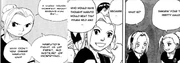 Ino commenting on Naruto's fight