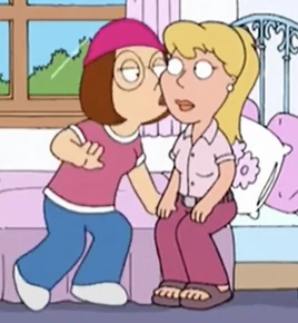 Meg kiss Sarah