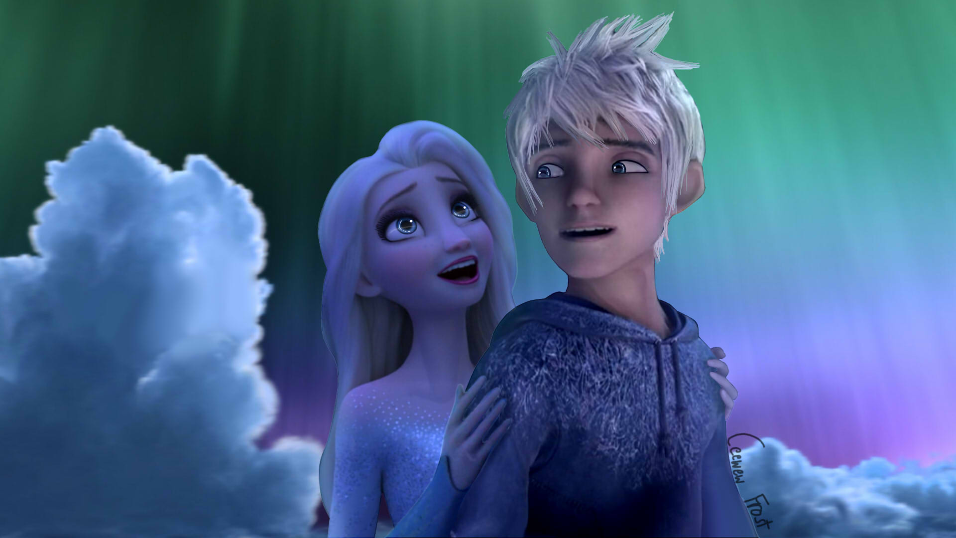 Elsa e jack frost-jelsa