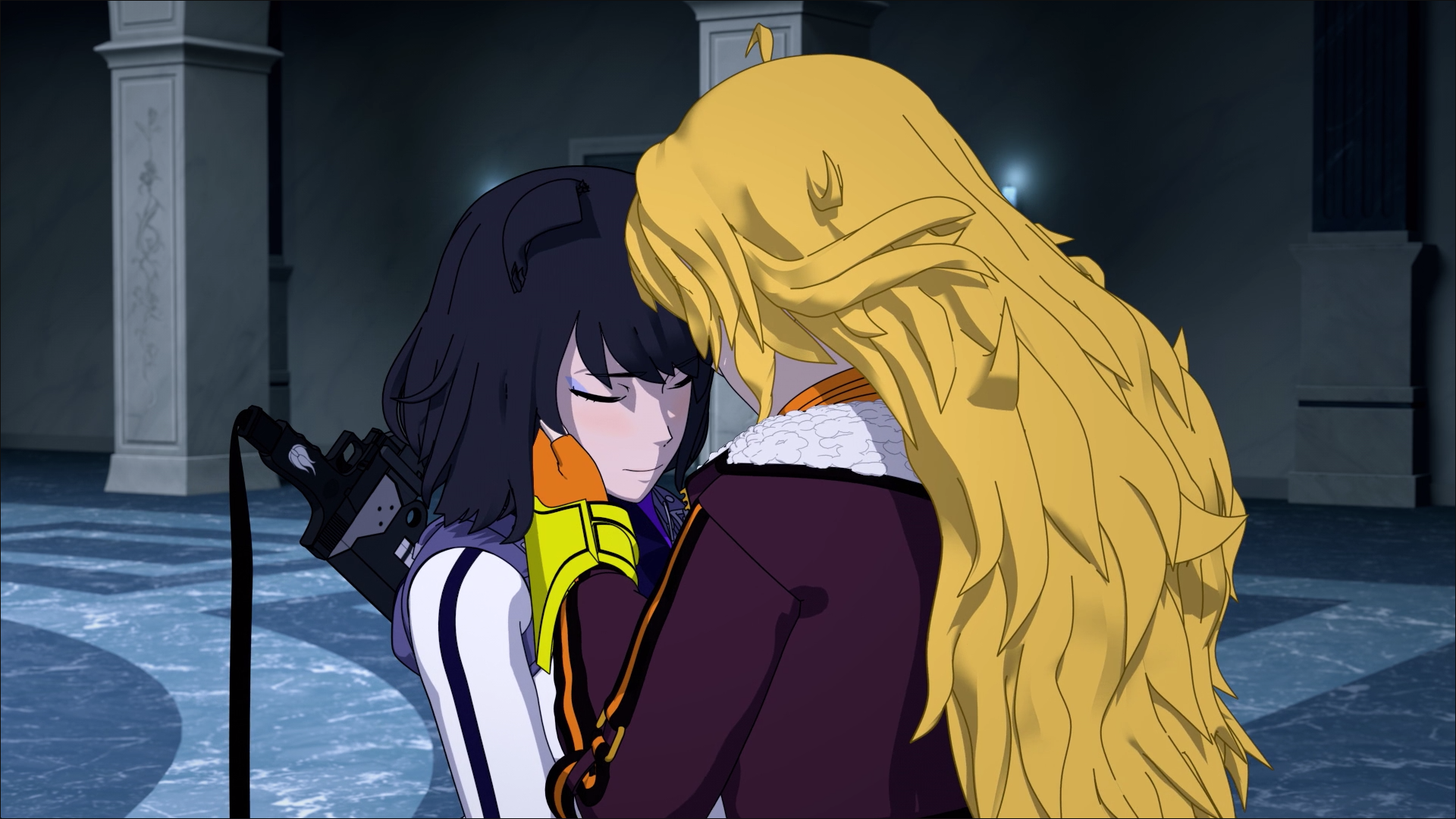 rwby volume 6 episode 1 kiss anime