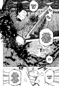 Kenjaku transfers the authority to start the merger to Sukuna