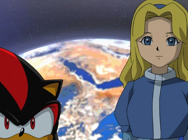 shadow the hedgehog and maria sonic x