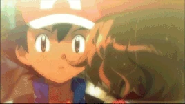XY140 Ash and Serena kiss