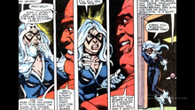 Felicia discovers that Kingpin has given her the powers to harm the spider