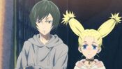 Mai and Momo look at Kasumi