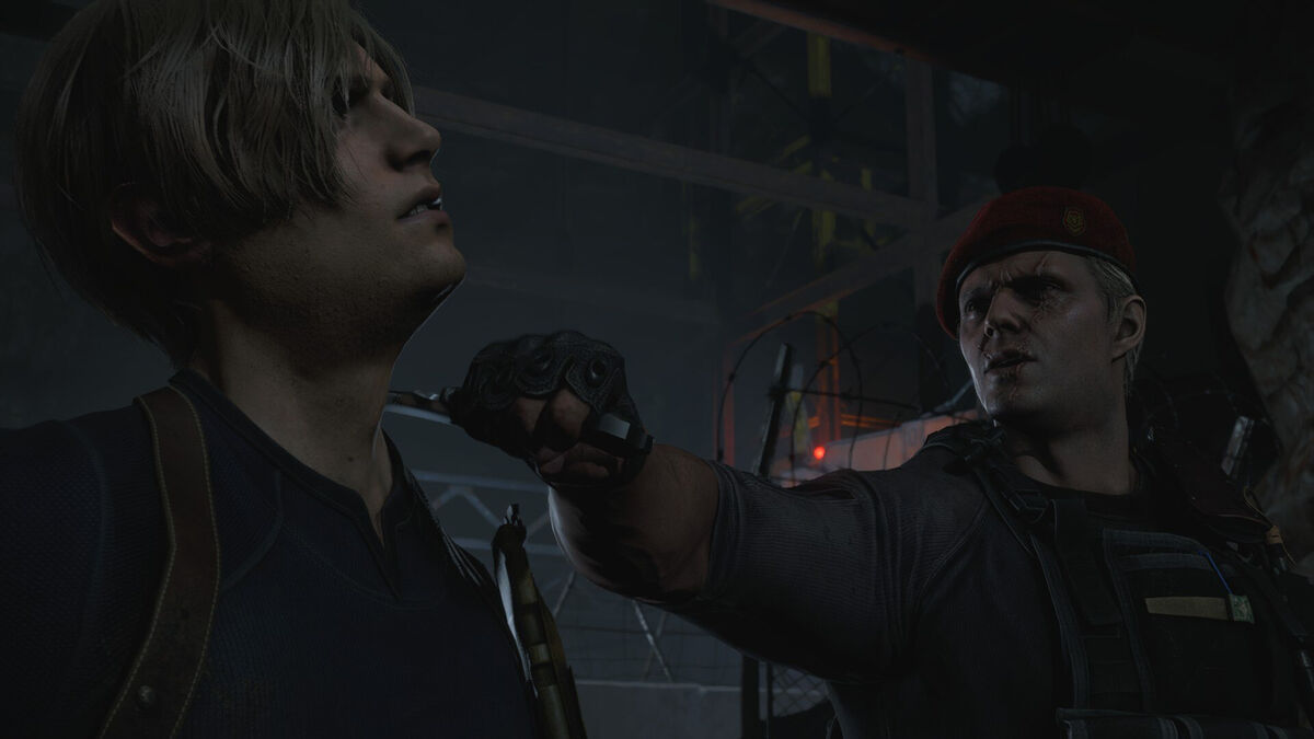 Resident Evil 4 Biohazard Leon Kennedy Jack Krauser Metal 