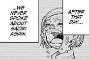 Nobara cries when Saori leaves the village