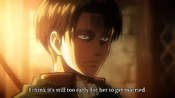 Levi does not know how to tell Petra's father that she is dead