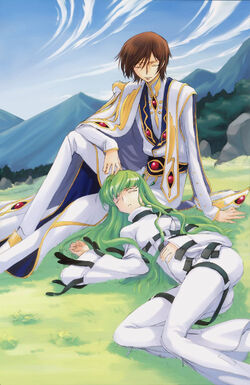 C.C. and Lelouch Render HD by MarinaKonnoLP on DeviantArt