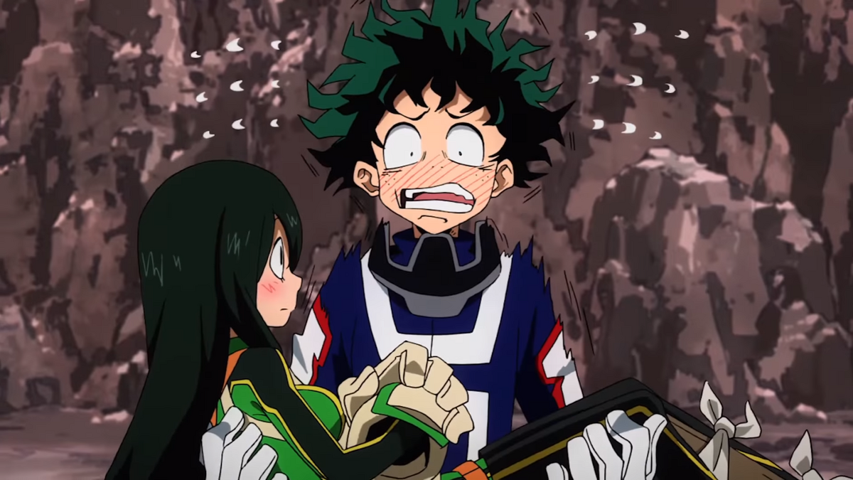 Shoto and Tsuyu Try To Stop Deku, DUB