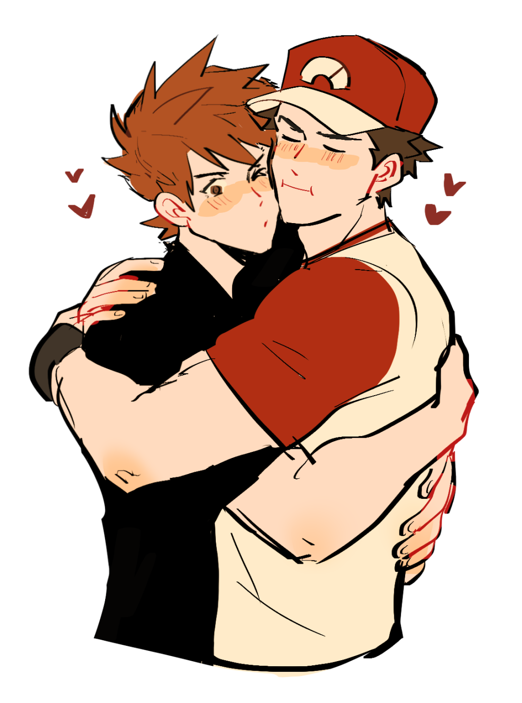 This is canon im red #pokemon #trainered #originalshipping