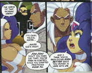Felicia and Jon in Darkstalkers: Felicia #1