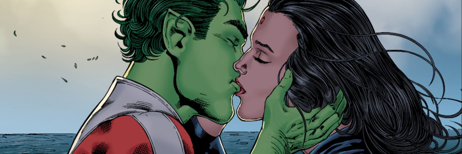 beastboy and raven kiss episode