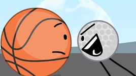 Basketball and Golf Ball