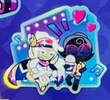Sticker given to the people going to a cafe doing a Collab / promoting the summer fiesta event on CN (CRK CN)
