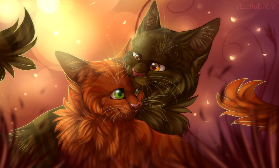 Brambleclaw, Squirrelflight and Ashfur  Warrior cat drawings, Warrior cats,  Warrior cats books