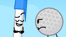 Pen and Golf Ball