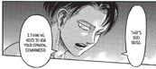 Levi calls Erwin "Commander" for the very first time