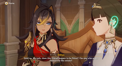Dehya mentions Nilou