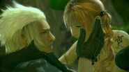 Snow and Serah find each other in Final Fantasy XIII-2