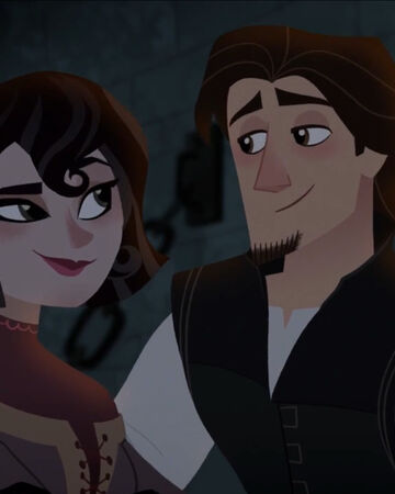 photo Married Tangled The Series Rapunzel And Eugene Kiss cassgene shipping wiki fandom