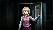 Kaede exiting the locker (Ingame)