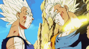 Vegeta slap Goku