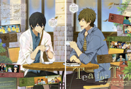“In the last episode, we can see Haruka and Makoto both went to Tokyo. Although they now go to different schools, they meet up with each other once they find the time to. The time of happiness when you talk with your friend - it will be like this forever.”