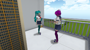Kokona talking about her problems to Saki.