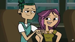 Sitting together in the bus