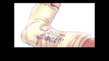 ...a message from Winnie was written on, showing words of gratefulness towards his friendship...
