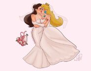 Peach Marries Pauline