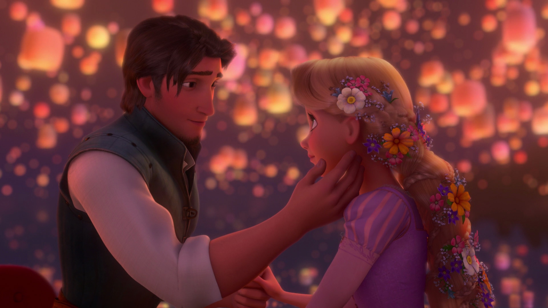 tangled rapunzel and eugene wedding