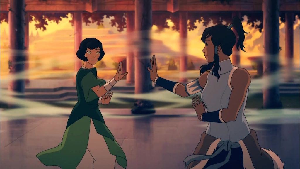 Korpal is the femslash ship between Korra and Opal from The Legend of Korra...