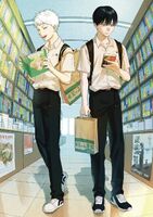 Yoshiki and ‘Hikaru’ pop-up store illustration