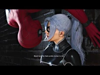 Spider-Man PS4 - All Black Cat Cutscenes The Love Story (Spiderman Black Cat The Heist DLC) PS4 Pro