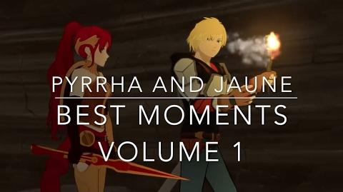RWBY- Pyrrha And Jaune Best Moments - Volume 1