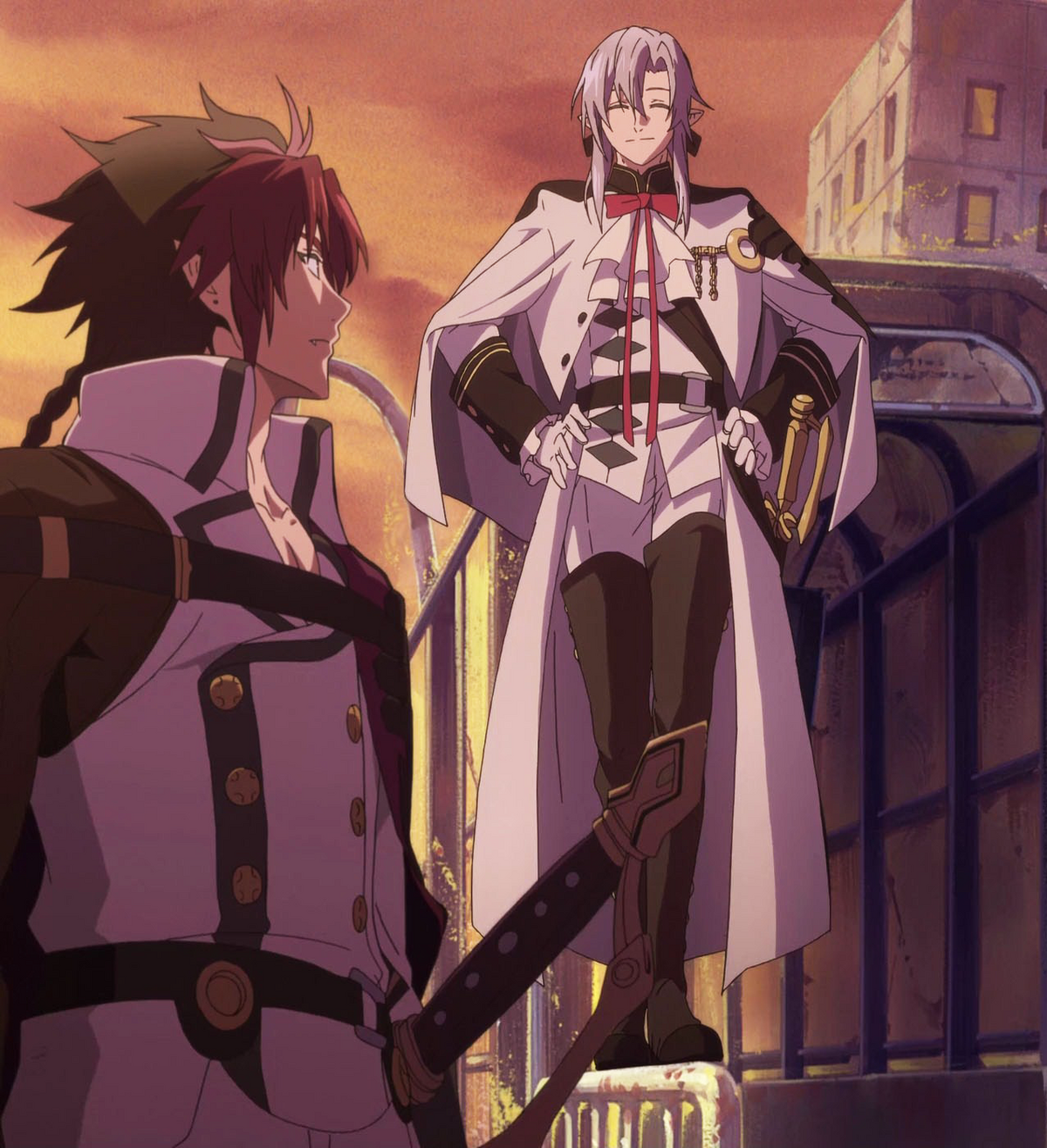 GUREN VS CROWLEY) OWARI NO SERAPH NAGOYA KESSEN EPISODE 7