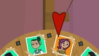 Rosa is the first selected in the wheel...