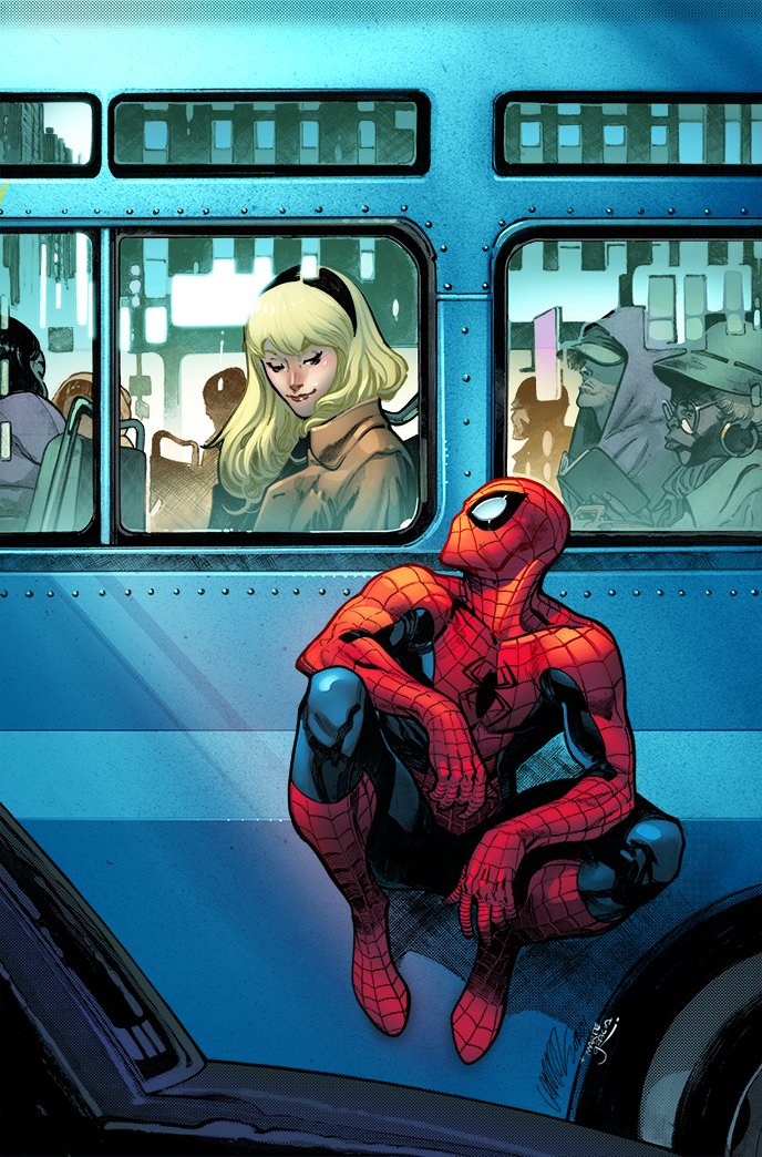 spiderman and gwen stacy fan art