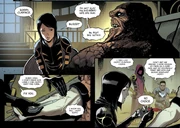 Cass draws blood from a sick Basil