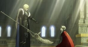 Dimitri reaches for Edelgard
