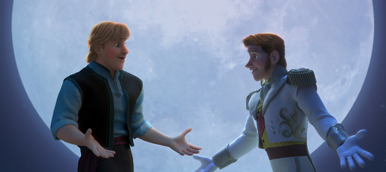 Anna Meets Hans and Kristoff