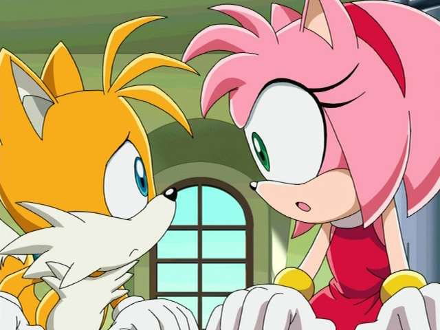 amy rose and tails sonic x