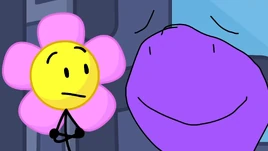 Flower and Purple Face