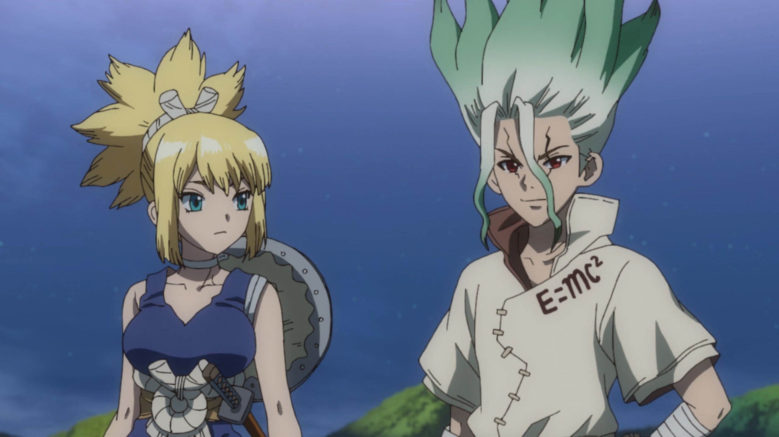 Senku and Kohaku Smooch  Dr. STONE NEW WORLD 