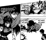 Naoya is unhappy with Maki's ressemblance to Toji